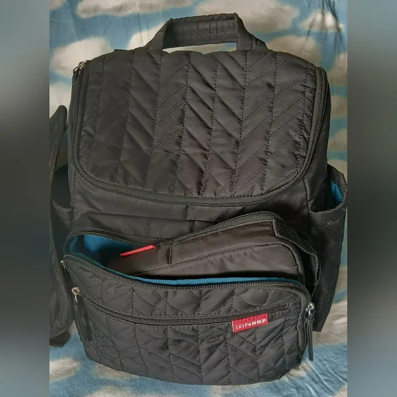Skip Hop Quilted Backpack Black - Picture 11 of 16